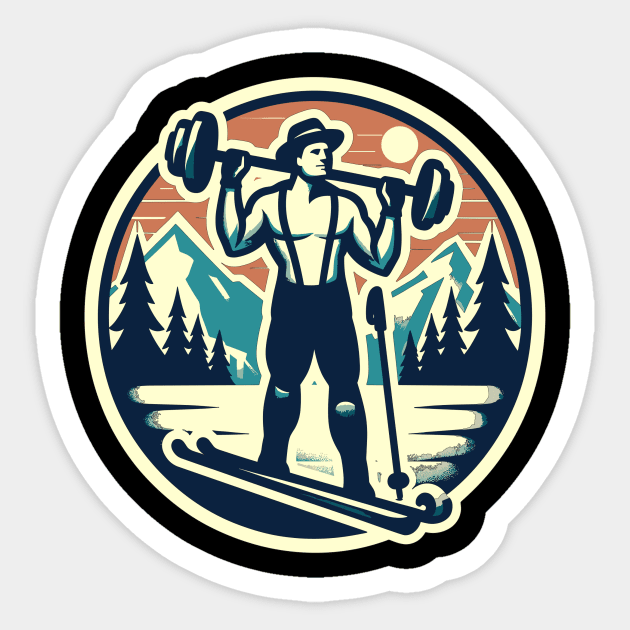 winter in the gym Sticker by ijahmarfaidah